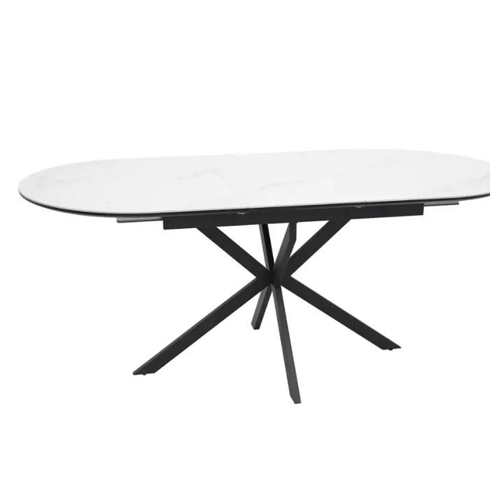 Table à Manger - Meubles&Design - Table repas extensible 8 personnes céramique blanche design BOREALIZ2 Table à Manger - Meubles&Design - Table repas extensible 8 personnes céramique blanche design BOREALIZ2