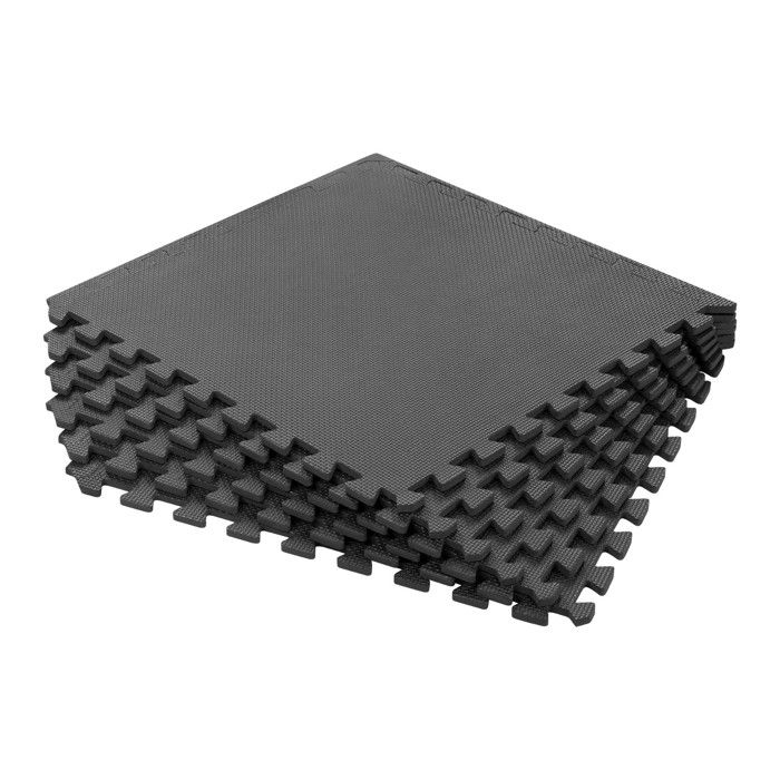 Tapis puzzle multifonctionnel - REBEL - Rebel Active RBA-3153 - 180 x 120 cm - EVA 10 mm - Noir