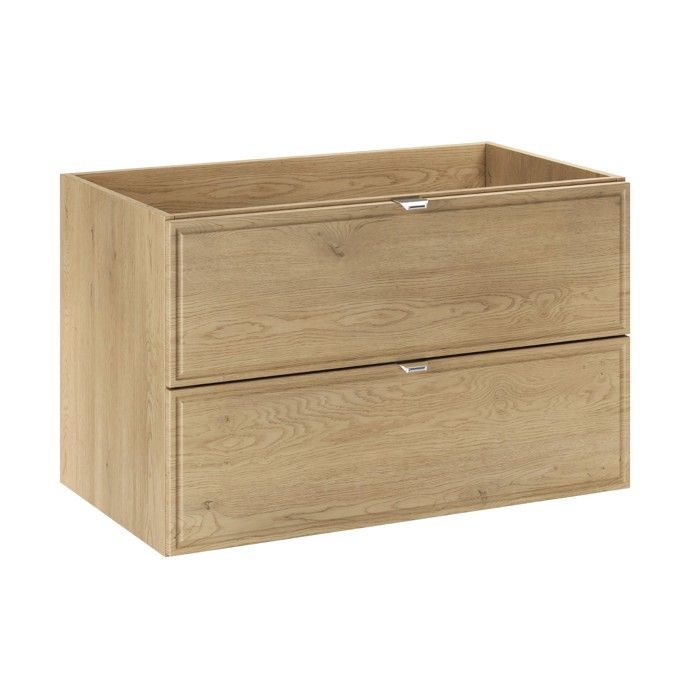 Meuble sous lavabo suspendu TERRA CREMONA chêne cremona 80 cm Meuble sous lavabo suspendu TERRA CREMONA chêne cremona 80 cm