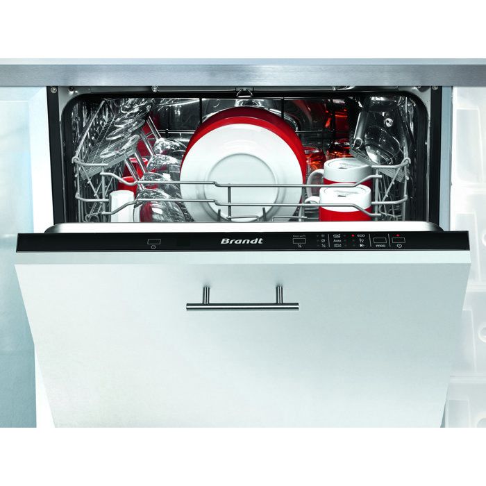 Brandt BDJ3424DB Lave vaisselle intégrable 14 couverts - vue 2