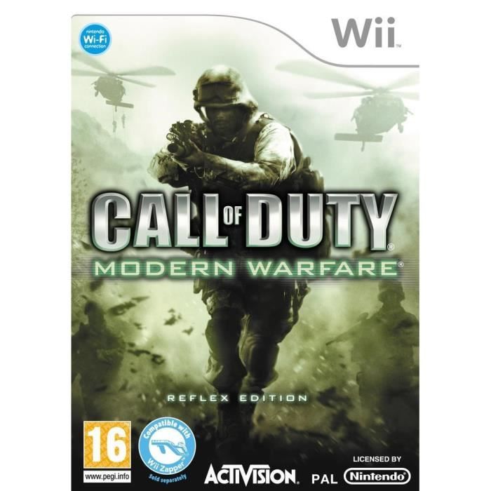 Jeu Vidéo - Activision - Call Of Duty 4 - Modern Warfare - Wii - Import Allemand - 16+