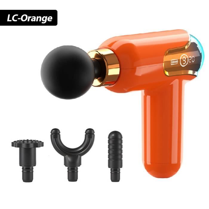 Masseur à Percussion FitRx Pro - Pistolet De Massage Pour Cou Et Dos - Portable, Rechargeable, Plusieurs Angles D'utilisation