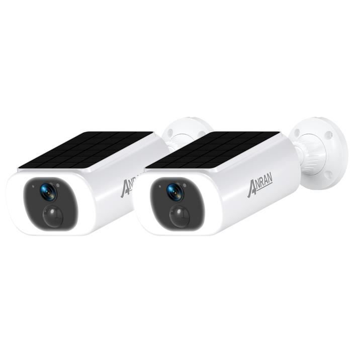 ANRAN 3MP Caméra Surveillance extérieure Wifi 2.4Ghz Audio