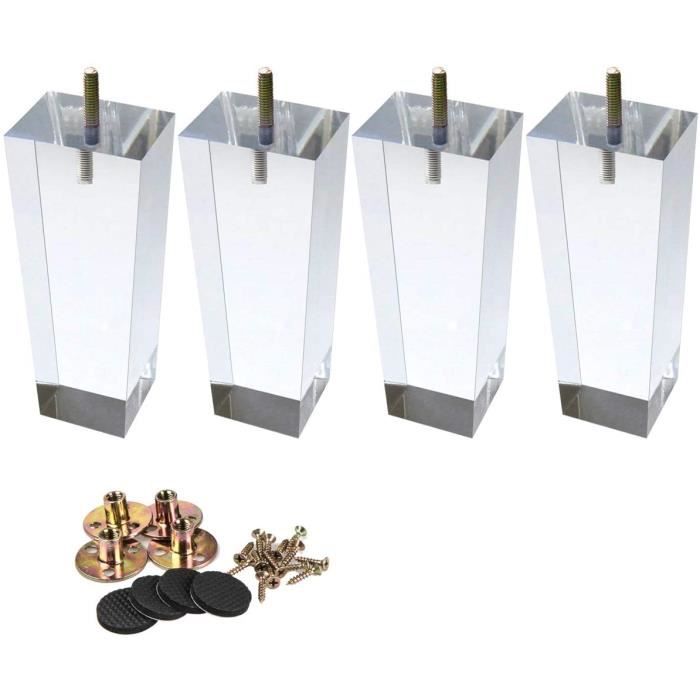 6 Inch Pieds De Lit, La Vane 4 Pièces Pieds De Table De Meuble