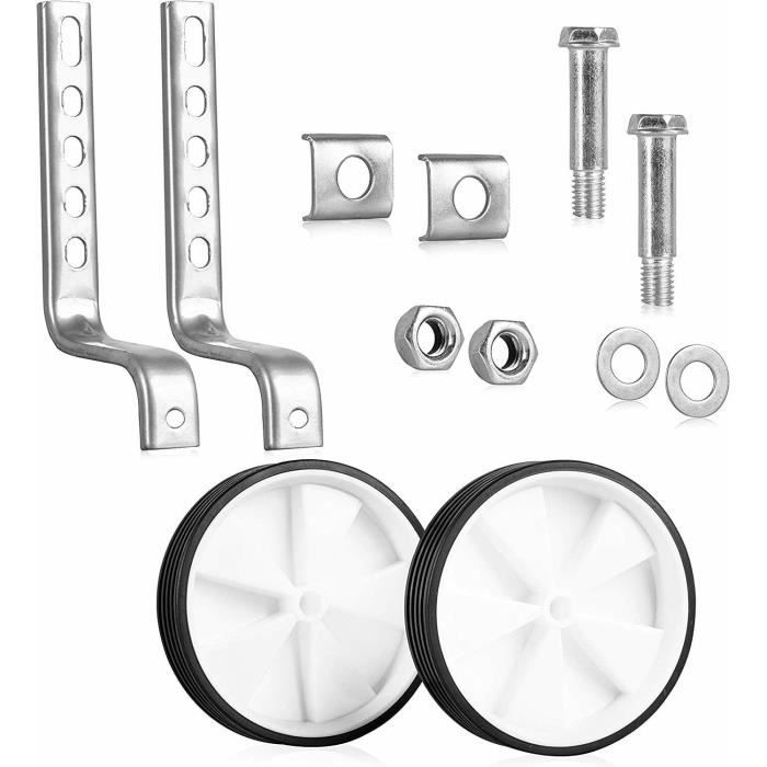Roues D'apprentissage Pour Vélo Enfant, Huway, 4 Pouces, Roses, Robustes