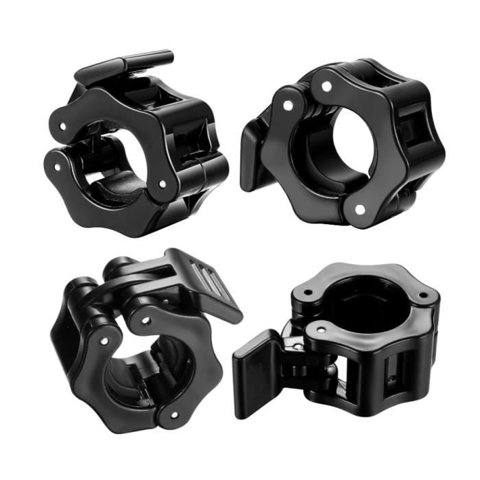 CLKE 4Pcs Pinces à Ressort pour Poids Haltères, Pinces à Barre,Bague de Serrage,Serrure Clip Bague de Musculation,pour Haltère Haltérophilie de Formationl(2,8 cm CLKE 4Pcs Pinces à Ressort pour Poids Haltères, Pinces à Barre,Bague de Serrage,Serrure Clip Bague de Musculation,pour Haltère Haltérophilie de Formationl(2,8 cm