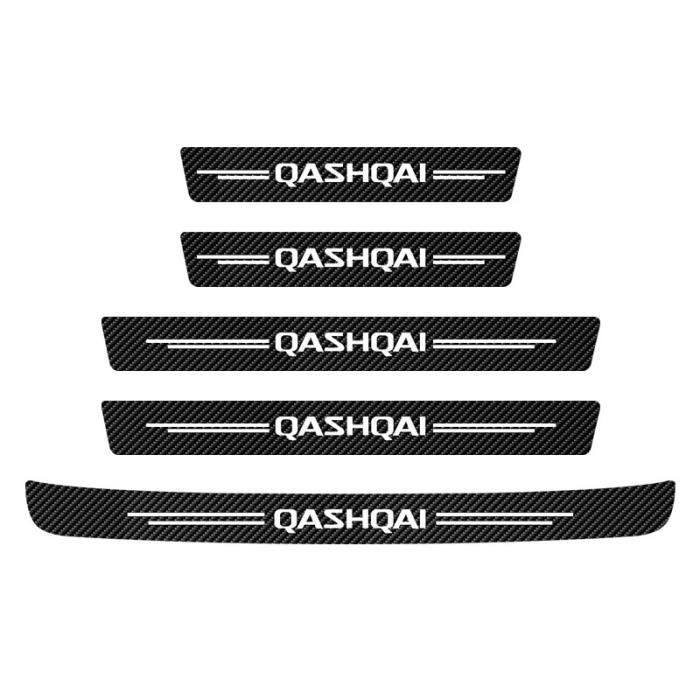 Qashqaï - Autocollant de seuil de porte de voiture, Emblème pour Nissan Qashqai J10 J11 J12 2013 2015 2016 20