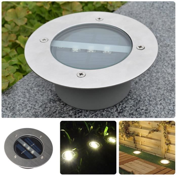 Solaire Lampe Powered Impermeable Exterieur Cloture De La Lampe