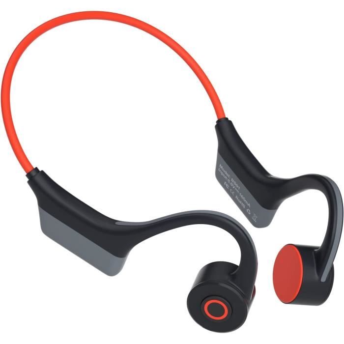 Casque Conduction Osseuse, Casque à Conduction Osseuse Oreilles Libres Ecouteurs Conduction