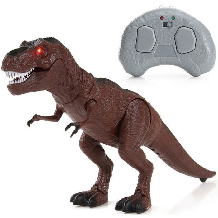 Comparer les prix de SWAREY Modèle de jouet de dinosaure à pied Lumière des yeux Amusement du son Figure