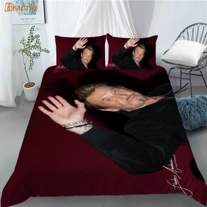 Couette Personnalisée Halloween Homme Mince Sans Visage - Taille Full - Neuf