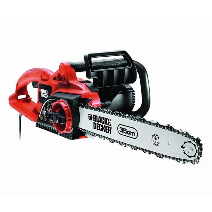 Black Decker Gk1935t Tronconneuse Electrique 35 Cm 1900w Tendeur De Chaine Achat Vente Tronconneuse Black Decker Gk1935t Tron Cdiscount
