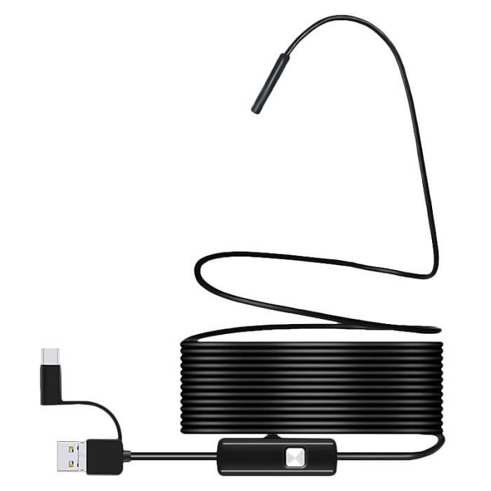 Endoscope USB 15m 20m 30m 40m 45m, Caméra D'inspection Endoscope Micro
