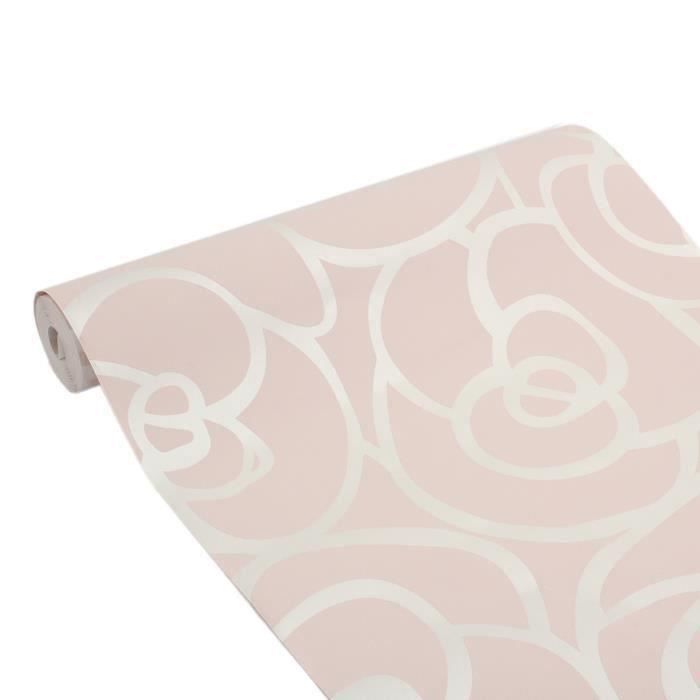 Rose Blanc Cage à Oiseaux Papier Peint Noir Luxe Moderne Feature Collez Le Mur X 3