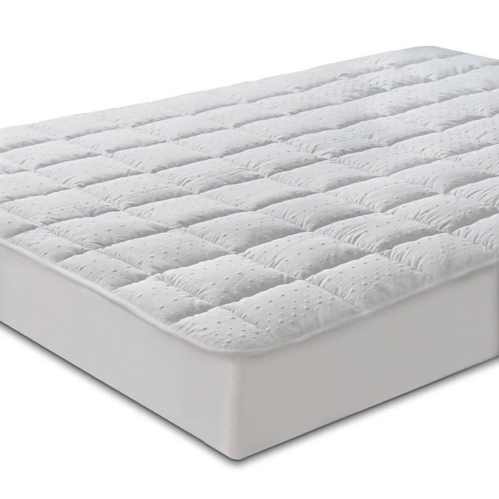 Essentials Surmatelas 3D gaufr/ée,Microfibre Couvre-Matelas UMI 90 x 200 cm
