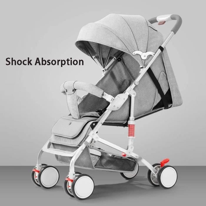 Poussette Bebe Landau Pliable Chariot Avec 5 Points Harnais Legere Poussette Avec Cadre En Aluminium Extra Large Panier De Ra 432 Cdiscount Puericulture Eveil Bebe