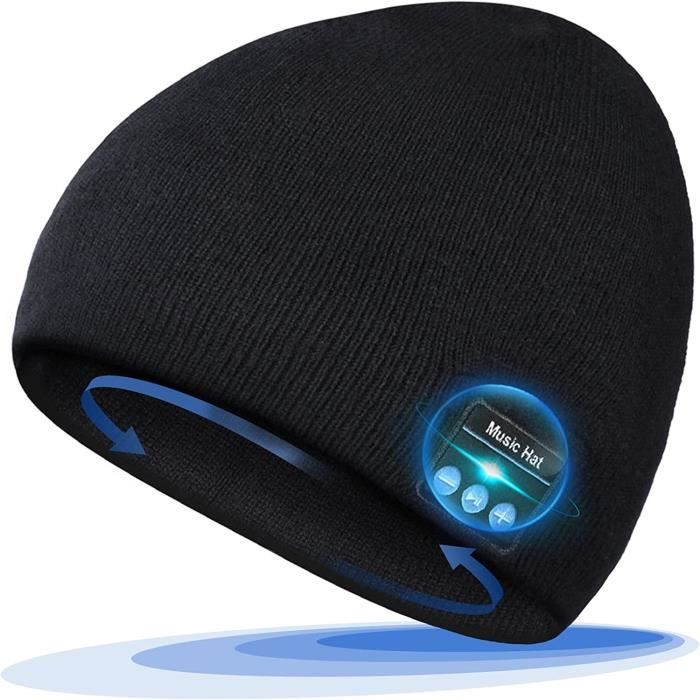 Idee Cadeau Homme Bonnet Bluetooth - Cadeau Noel Femme Papa Utile Bonnet  Connecte Ecouteur Bluetooth,Musique Running Sport Ski - Cdiscount  Prêt-à-Porter