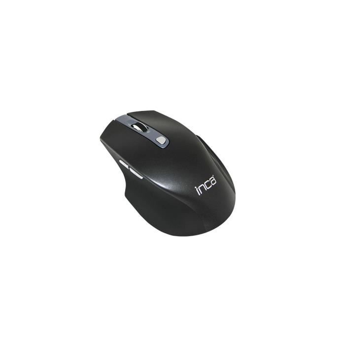Inca IWM-515 souris Bureau Droitier Bluetooth + USB Type-A Laser 3600 DPI Noir - vue 1