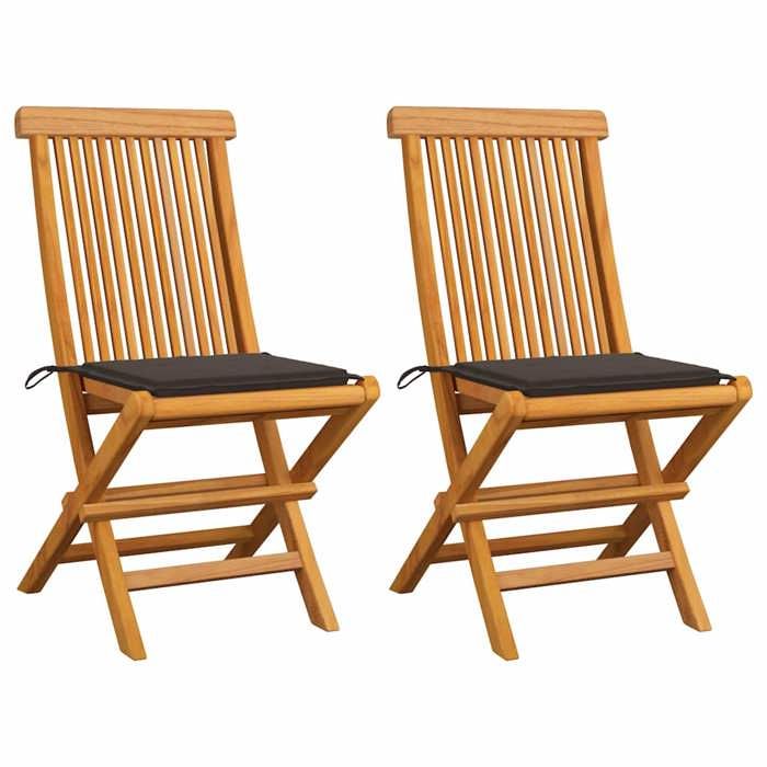 VidaXL Chaises pliables et coussins - vue 3