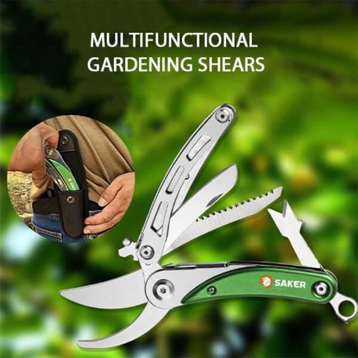 Kit De 3 Sécateurs De Jardin X3 - Lames Interchangeables, Poignées Ergonomiques - Parfait Pour Taille Précise Fleurs, Plantes Et Bonsaïs - 10