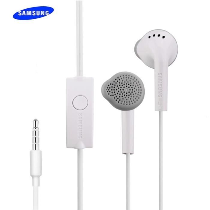 Écouteurs intra-auriculaires - SAMSUNG - EHS61 - Filaire - Microphone - Blanc