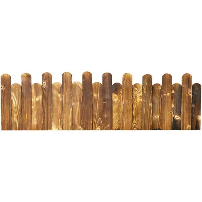 Clôture De Piquet Bordure De Pelouse En Bois,Bordures De Jardin