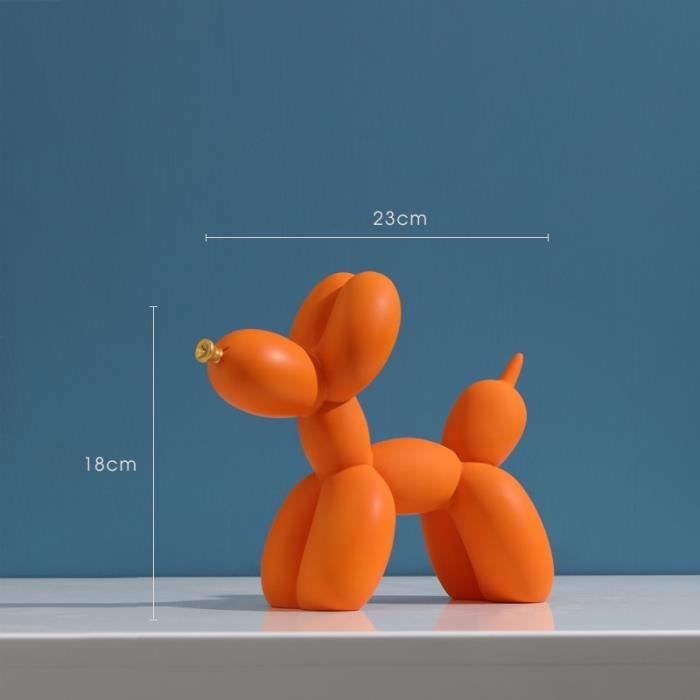 Zuasdvnk Teckel animé chien en résine tête mobile chiot figurine voiture décoration tableau de bord