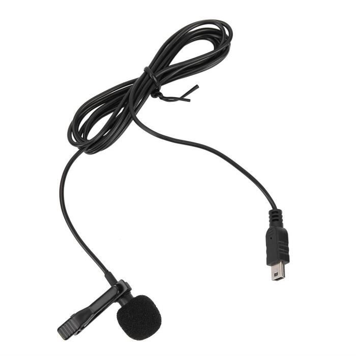 ARAMOX Microphone pour GoPro Hero Mini micro externe stéréo USB