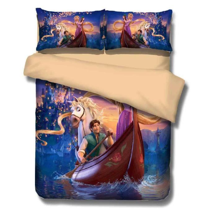 Housse De Couette Raiponce Achat Vente Housse De Couette Raiponce Pas Cher Cdiscount