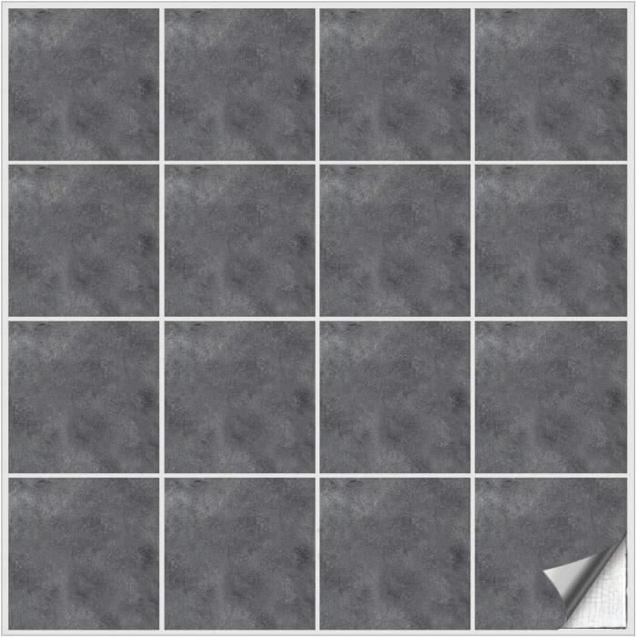 10 Autocollants De Carrelage Imitation Miroir, Autocollants Muraux Pour Carrelage, Décoration D