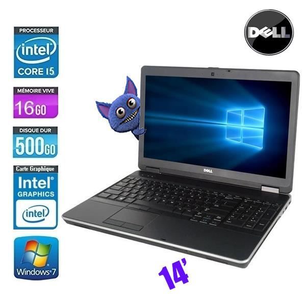 Top achat PC Portable DELL LATITUDE E6440 CORE I5 4300M 2.6GHZ QWERTY pas cher