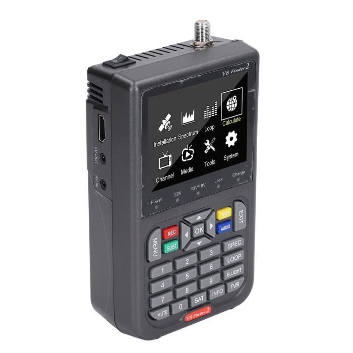 Neuf magnifique 2x1 Détecteur / Décodeur SAT-avec Ecran 3,5