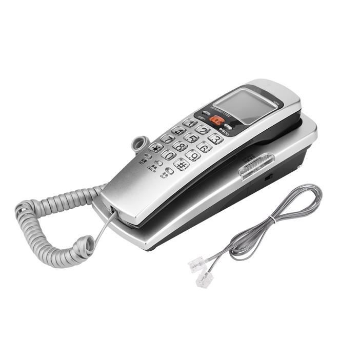 Fdit téléphone filaire avec identification de l'appelant Téléphone