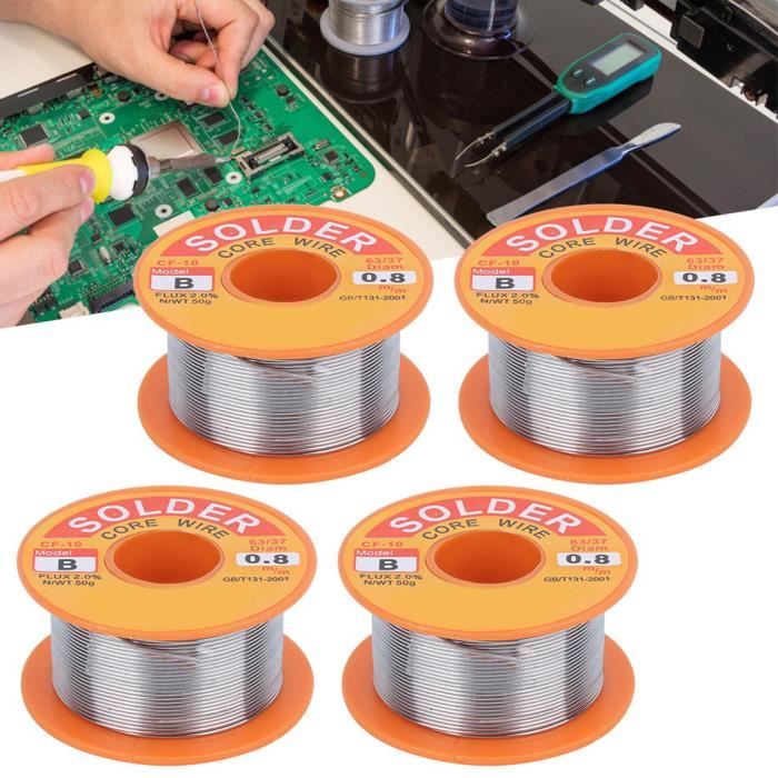 Acheter Temhyu Shuxiang Fil De Soudure Noyau Fond Flux SOLDRING, 0,3/0,4/0,5/0,6/0,8/1,0/1.2mm, à Basse Température Bonne Résistance La Corrosion ? Comparer Chez