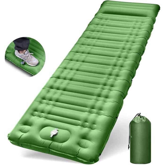 Matelas De Camping Auto-gonflant Double Premium KingCamp 3D - Noir - Neuf Avec Détails