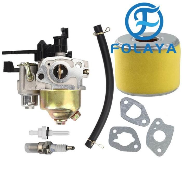FOLAYA Carburateur avec filtre à joint de réservoir de filtre à air pour Honda GX160 GX110 GX140 GX200 GX120 5.5HP 4HP 6.5HP
