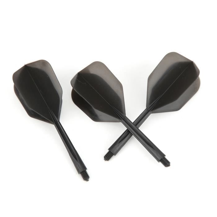 Lot De 15 Ailettes De Fléchettes Noires – Épaisses, Stables Et Compatibles Tout Type - 5