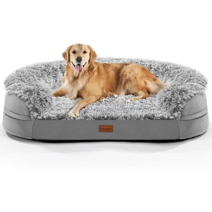 Meilleurs prix pour Lit Orthopédique - Gimars - XL - 9,5 cm Épais - Housse Lavable - Doublure Imperméable