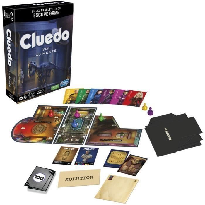 SHOT CASE Cluedo Vol au musée jeu d'enquete façon Escape Game jeu
