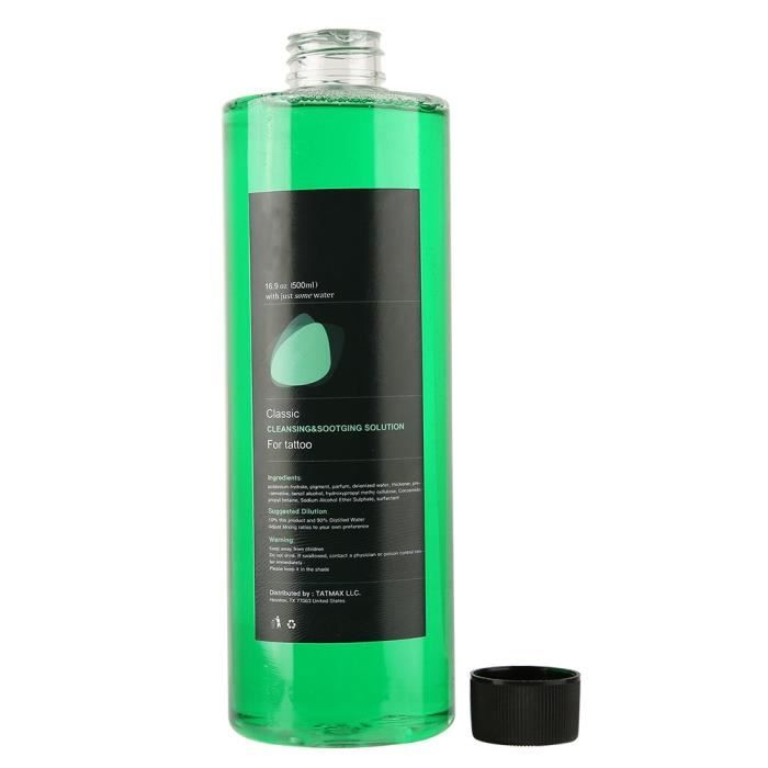 Savon Vert de Tatouage, Solution Apaisante de Tatouage Professionnel, Accessoire de Soulagement