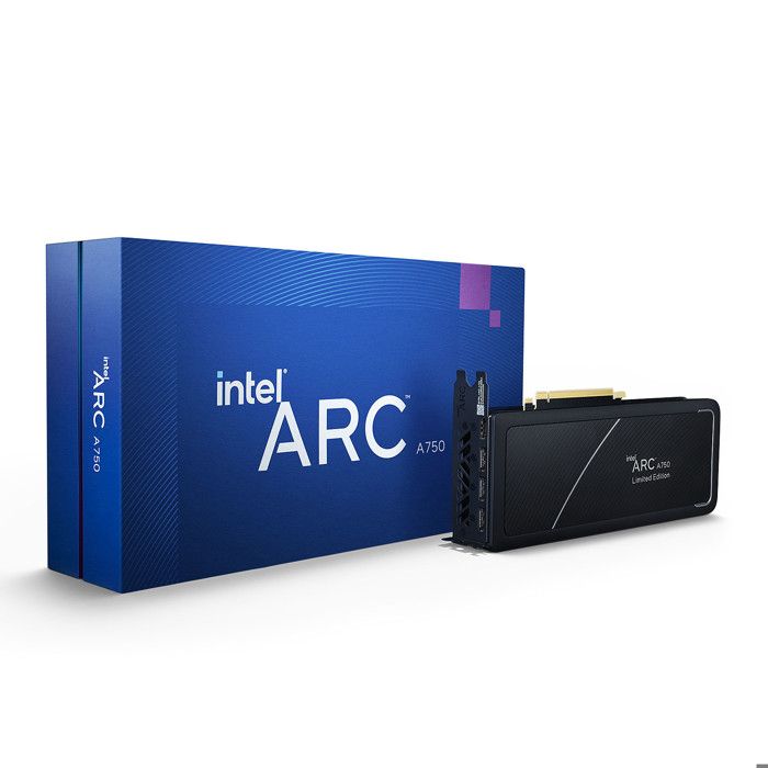 Carte Graphique – Intel – Arc A750 – 8 Go – PCI Express 4.0 – HDMI et DisplayPort
