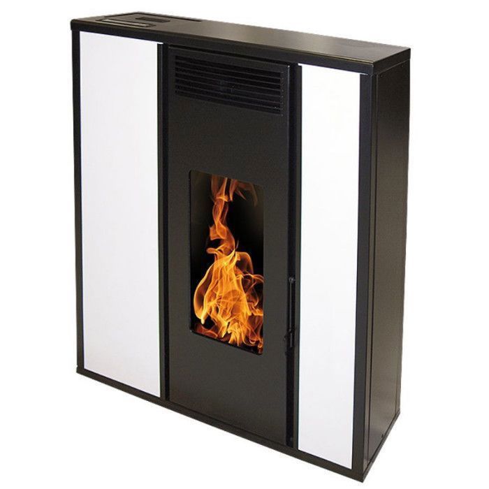 Interstoves Po&ecirc;le &agrave; granules TESSA 10KW Etanche - Blanc