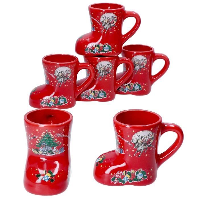 Botte De Saint-Nicolas En Tissu Rouge Velours - Environ 23 Cm, Avec Filet Intérieur, Pour Cadeaux Ou Déco Noël