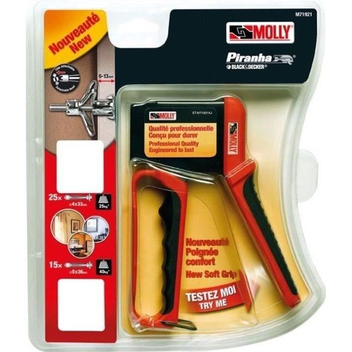 MOLLY Kit de pince + 40 chevilles + vis