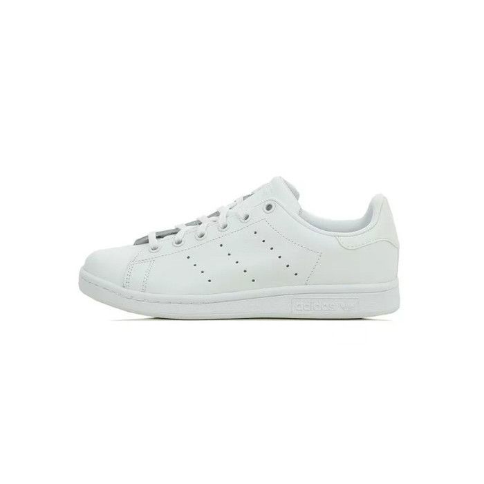Basket adidas Originals Stan Smith J ADIDAS ORIGINALS S76330 Mixte Cuir Blanc Scratch Blanco Cdiscount Chaussures