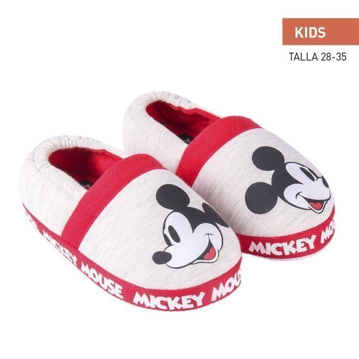 Chaussons enfant Cerda Francesita Mickey Gris clair Taille