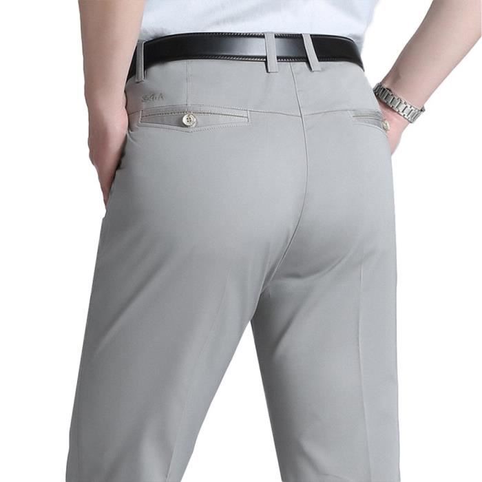 Pantalon Homme Chino Regular Fit Stretch Casual Pantalon Business