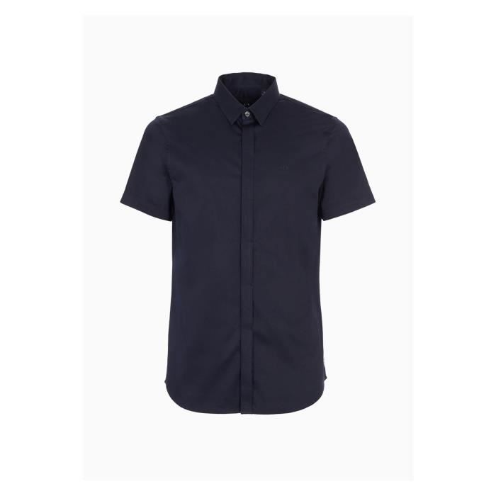 Chemise Homme Petit Col Coupe Cintrée STREETER Andrew Mac Allister Bleu Marine 39 Bleu Marine P1522172c2142985