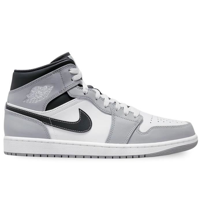 Nike Nike Air Jordan 1 Mid Chaussures pour Homme Gris 554724-078