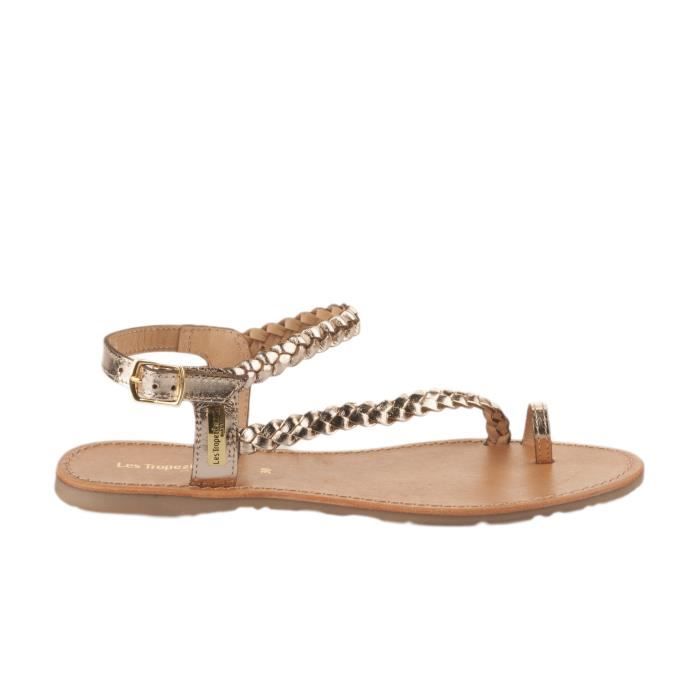 Nu pied tresse dorée store